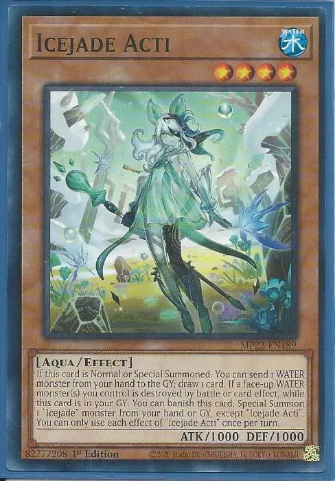 Yugioh - Icejade Acti *Common* MP22-EN189 (NM)