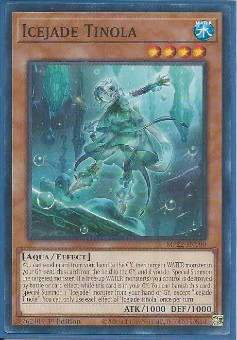 Yugioh - Icejade Tinola *Common* MP22-EN190 (NM)