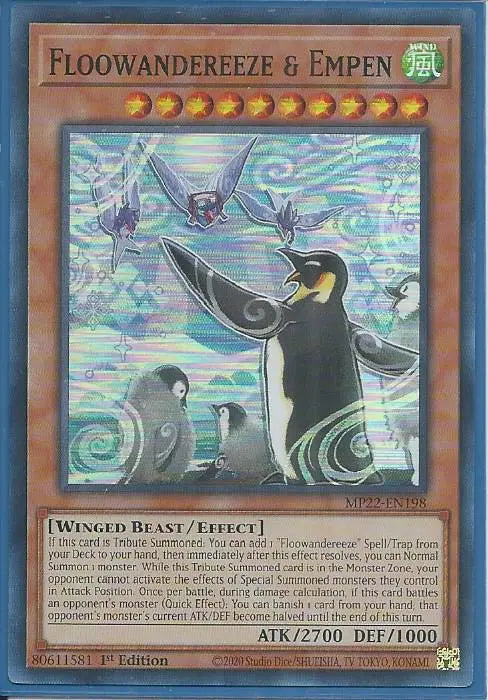Yugioh - Floowandereeze & Empen *Super Rare* MP22-EN198 (NM/M)