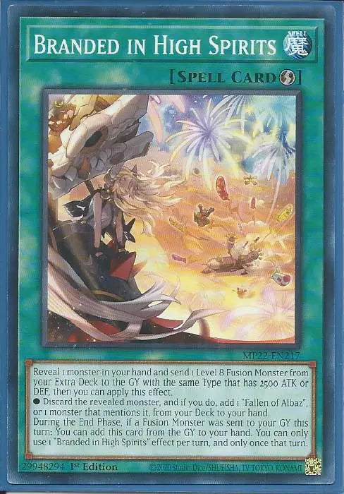 Yugioh - Branded in High Spirits *Common* MP22-EN217 (NM)
