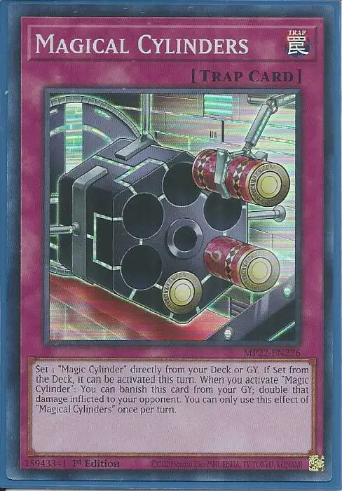 Yugioh - Magical Cylinders *Super Rare* MP22-EN226 (NM/M)
