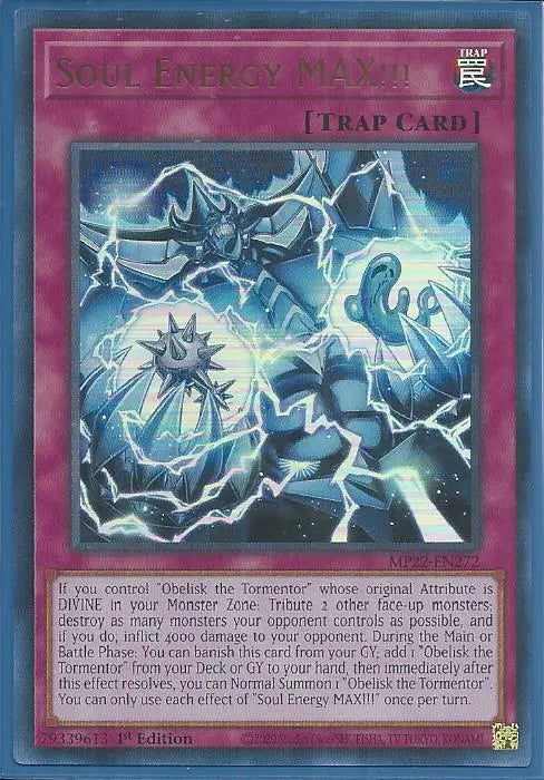 Yugioh - Soul Energy MAX!!! *Ultra Rare* MP22-EN272 (NM)