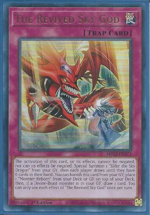 Yugioh - The Revived Sky God *Ultra Rare* MP22-EN273 (NM/M)