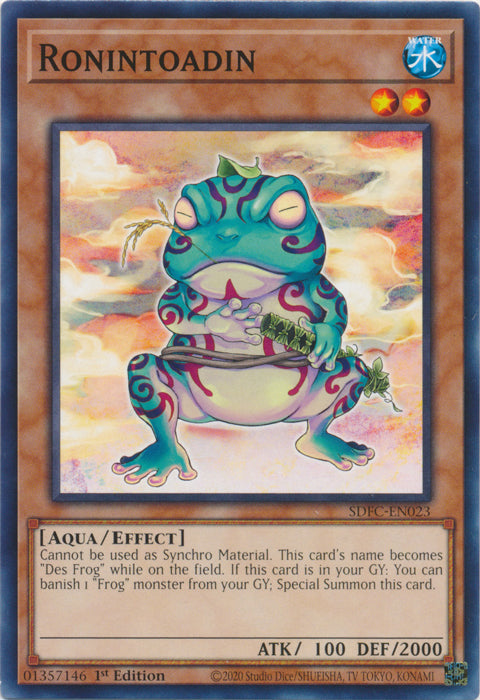 Yugioh - Ronintoadin *Common* SDFC-EN023 (NM)