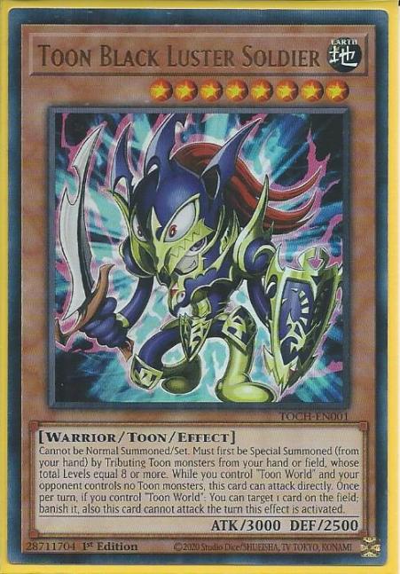 Yugioh - Toon Black Luster Soldier *Ultra Rare* TOCH-EN001 (NM)