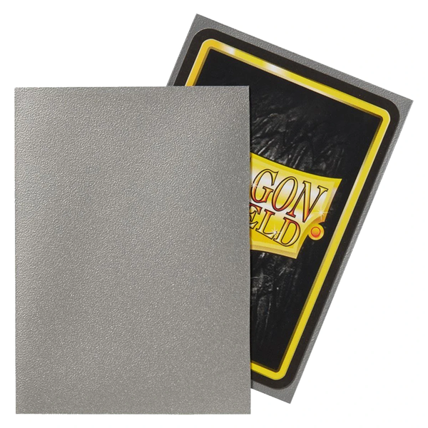 Dragon Shield Sleeves - Silver Matte Sleeves Box 100ct