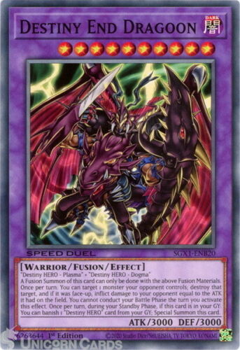 Yugioh - Destiny End Dragoon *Common* SGX1-ENB20 (NM)