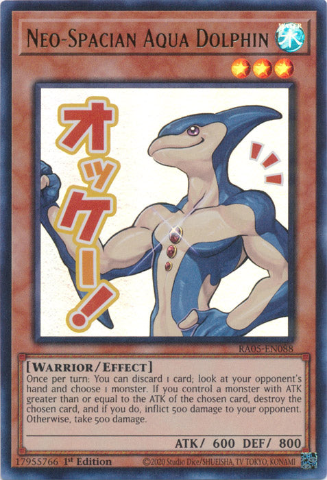 Yugioh - Neo-Spacian Aqua Dolphin *Select Rarity* RA05-EN088 (NM)