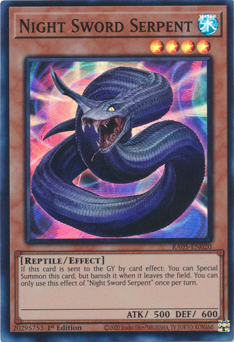 Yugioh - Night Sword Serpent *Select Rarity* RA05-EN020 (NM)