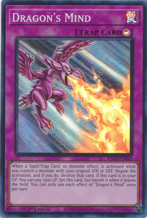 Yugioh - Dragon's Mind *Select Rarity* RA05-EN082 (NM)