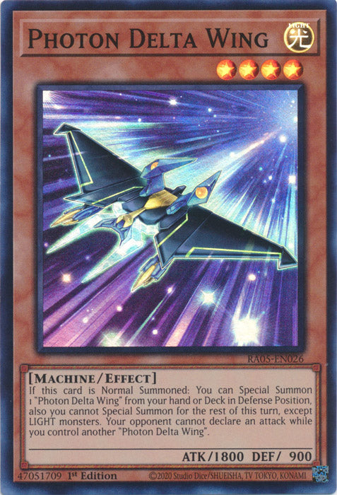 Yugioh - Photon Delta Wing *Select Rarity* RA05-EN026 (NM)