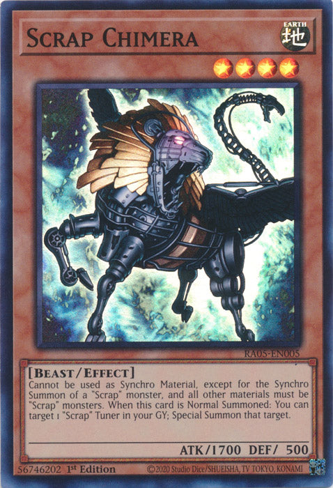 Yugioh - Scrap Chimera *Select Rarity* RA05-EN005 (NM)