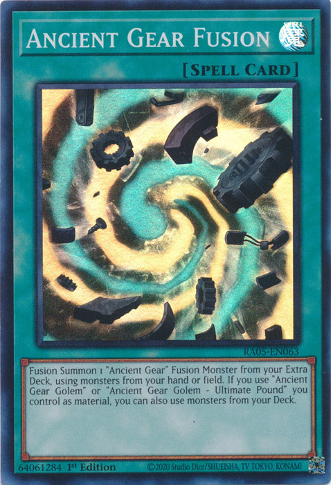 Yugioh - Ancient Gear Fusion *Select Rarity* RA05-EN063 (NM)