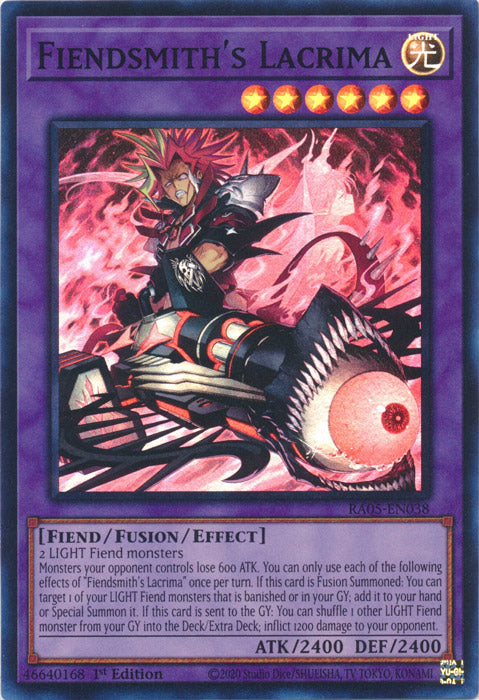 Yugioh - Fiendsmith's Lacrima *Select Rarity* RA05-EN038 (NM)