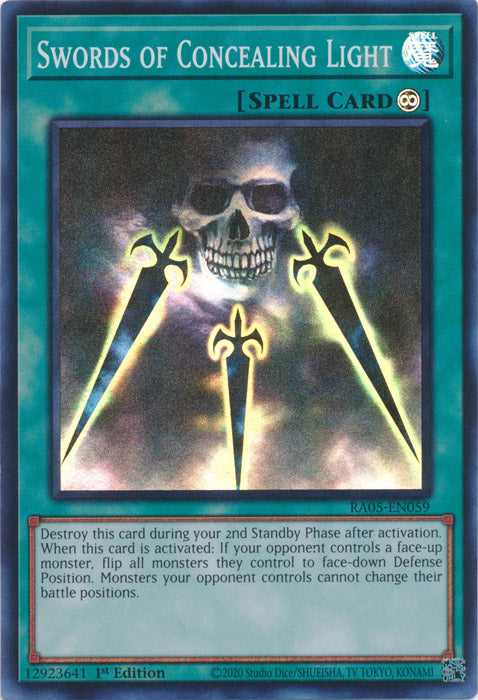 Yugioh - Swords of Concealing Light *Select Rarity* RA05-EN059 (NM)