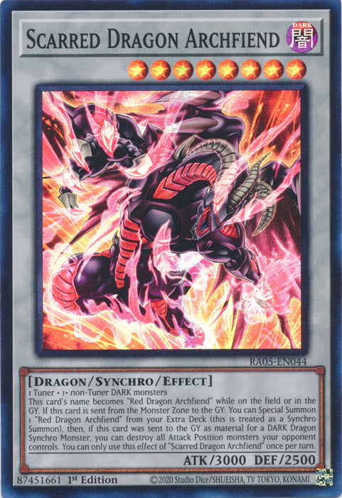Yugioh - Scarred Dragon Archfiend *Select Rarity* RA05-EN044 (NM)