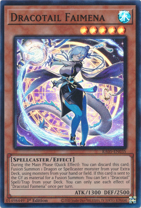 Yugioh - Dracotail Faimena *Select Rarity* RA05-EN035 (NM)