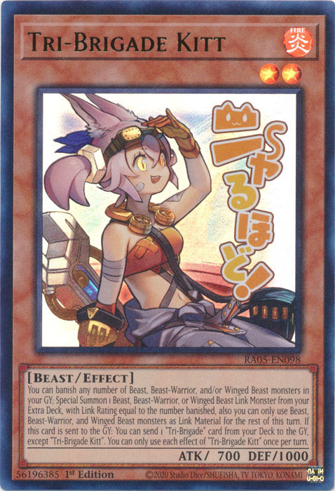 Yugioh - Tri-Brigade Kitt *Select Rarity* RA05-EN098 (NM)