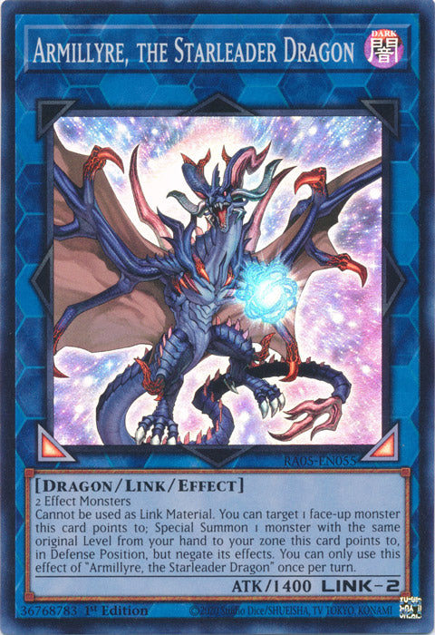 Yugioh - Armillyre, the Starleader Dragon *Select Rarity* RA05-EN055 (NM)