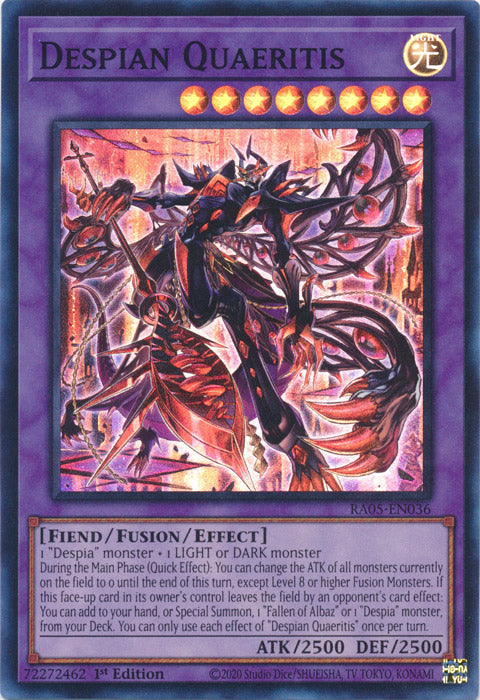 Yugioh - Despian Quaeritis *Select Rarity* RA05-EN036 (NM)