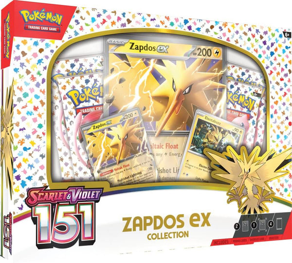 Pokémon TCG - Zapdos ex Collection Scarlet & Violet 151 (SV3.5)