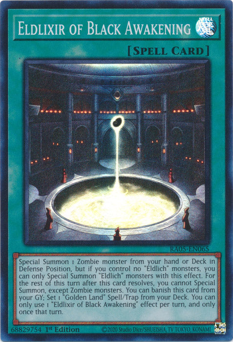 Yugioh - Eldlixir of Black Awakening *Select Rarity* RA05-EN065 (NM)