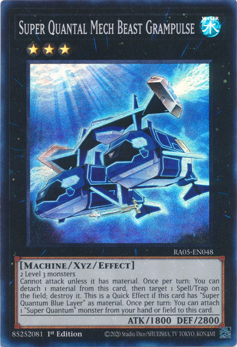 Yugioh - Super Quantal Mech Beast Grampulse *Select Rarity* RA05-EN048 (NM)