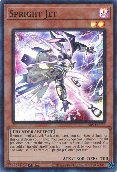 Yugioh - Spright Jet *Select Rarity* RA05-EN022 (NM)