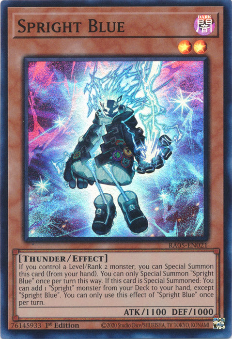 Yugioh - Spright Blue *Select Rarity* RA05-EN021 (NM)