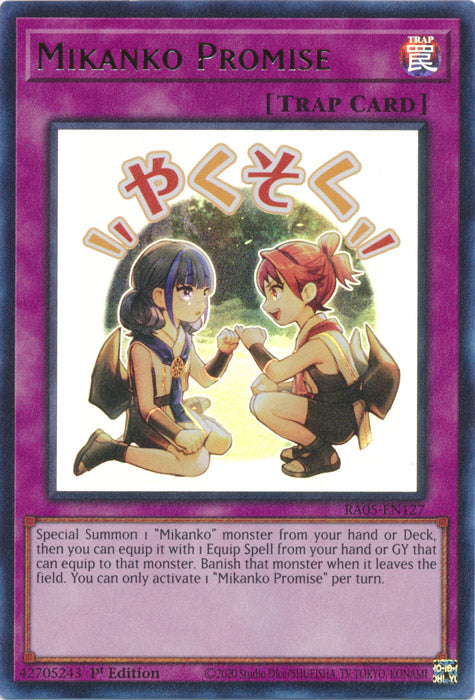 Yugioh - Mikanko Promise *Select Rarity* RA05-EN127 (NM)