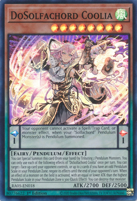 Yugioh - DoSolfachord Coolia *Select Rarity* RA05-EN018 (NM)