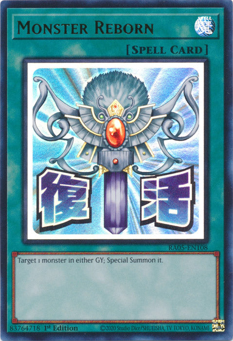 Yugioh - Monster Reborn *Select Rarity* RA05-EN108 (NM)
