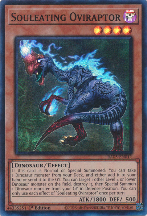 Yugioh - Souleating Oviraptor *Select Rarity* RA05-EN011 (NM)