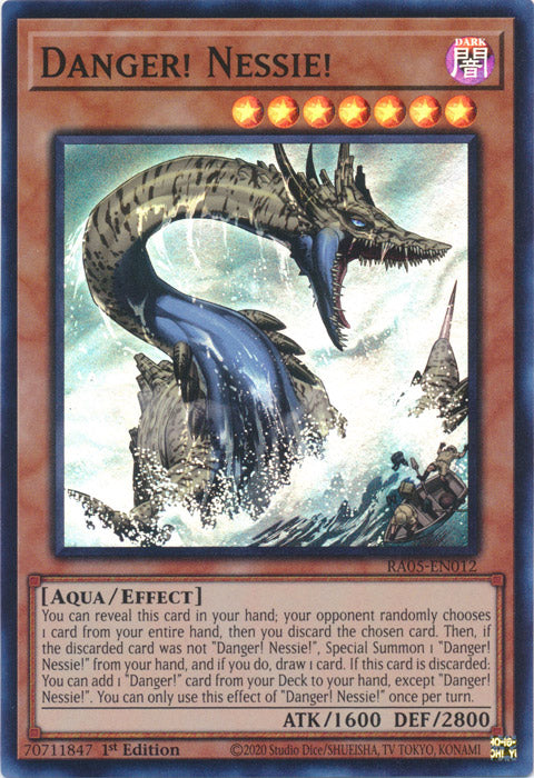 Yugioh - Danger! Nessie! *Select Rarity* RA05-EN012 (NM)
