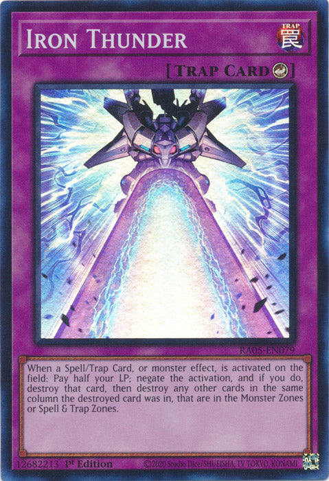 Yugioh - Iron Thunder *Select Rarity* RA05-EN079 (NM)