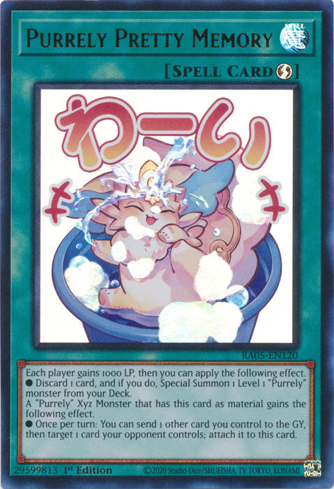 Yugioh - Purrely Pretty Memory *Select Rarity* RA05-EN120 (NM)