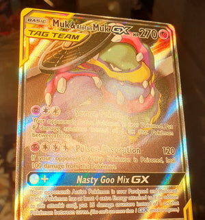 Pokemon - Muk & Alolan Muk GX *Alternate Art* Unbroken Bonds 197/214