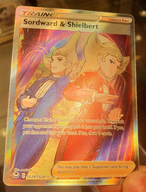 Pokemon - Sordward & Shielbert *Ultra Rare* Silver Tempest TG28/TG30 (NM)