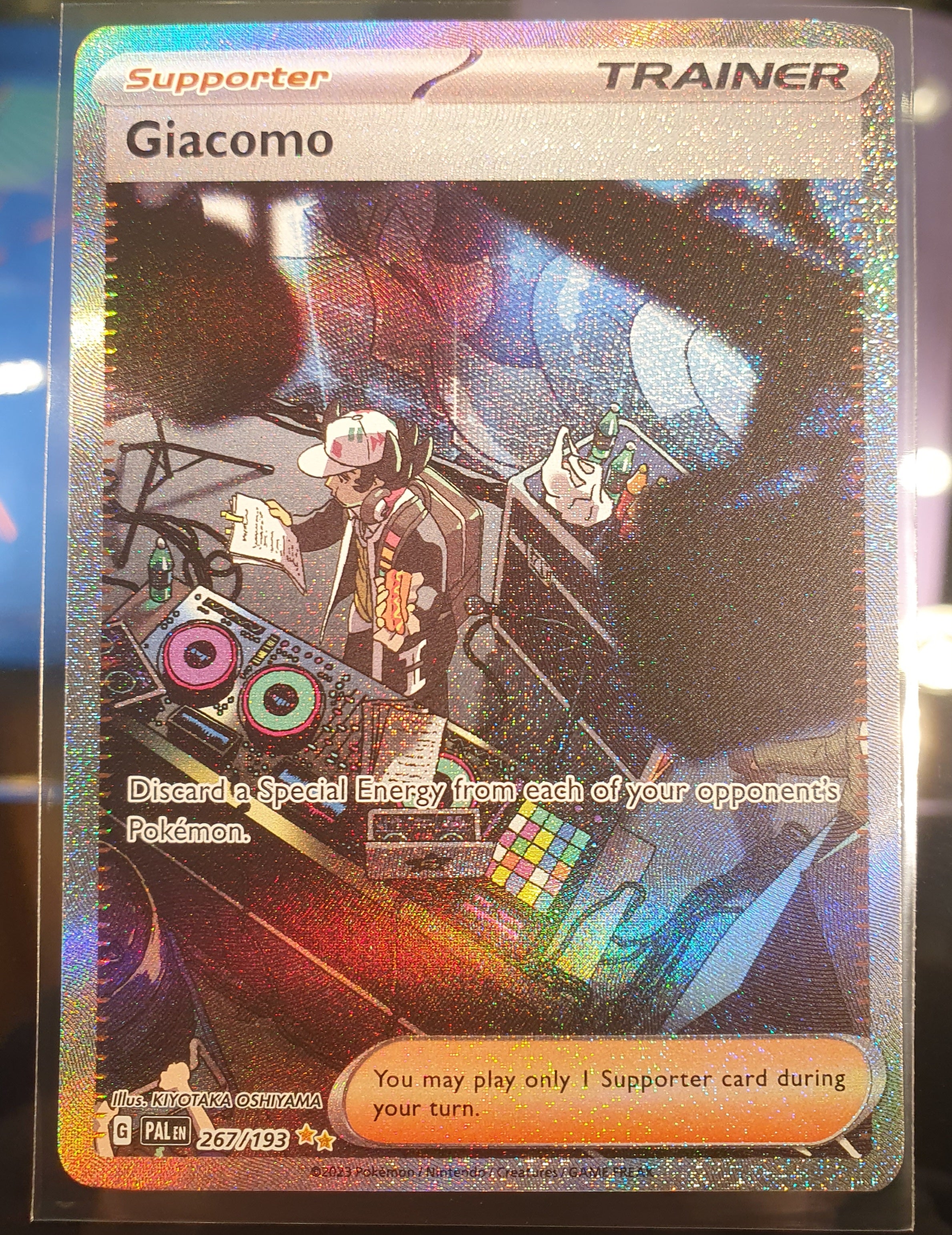 Pokemon - Giacomo *Special Illustration Rare* Paldea Evolved 267/193 Envoy Cards Pokemon - Giacomo *Special Illustration Rare* Paldea Evolved 267/193 Envoy Cards