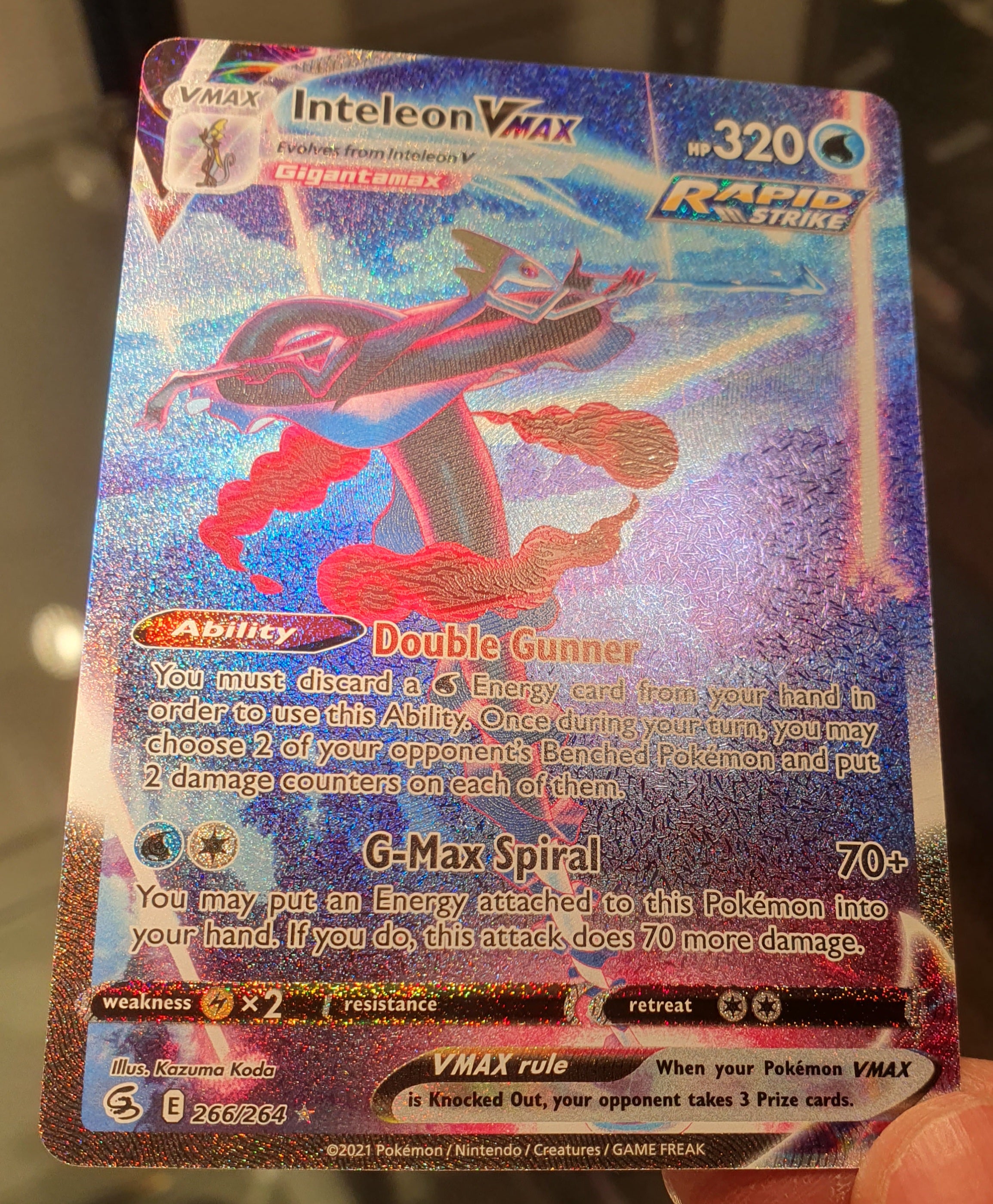 gigantamax inteleon pokemon card Pokemon