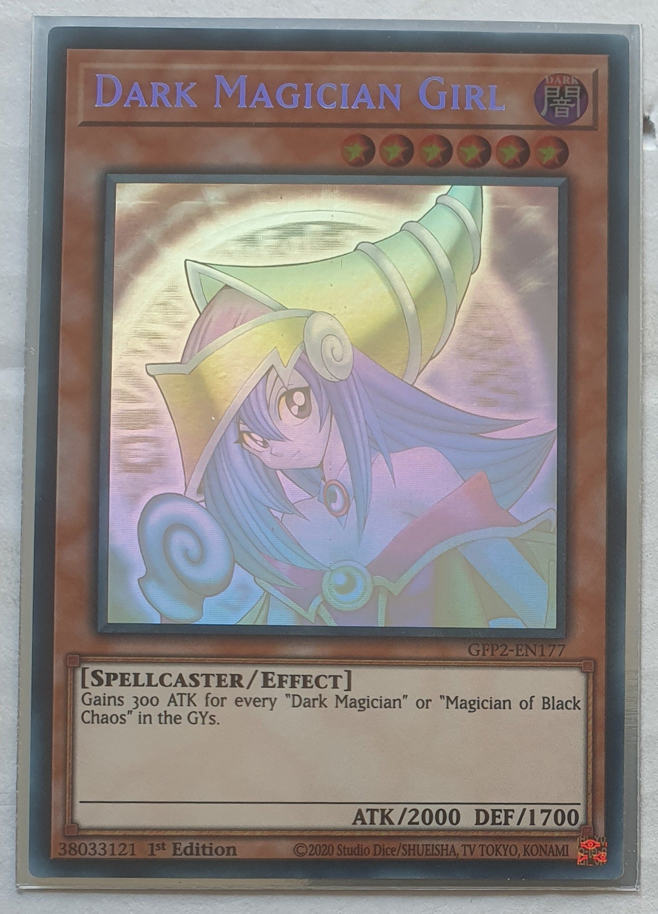 Yugioh - Dark Magician Girl *Ghost Rare* GFP2-EN177 (NM) Envoy Cards Yugioh - Dark Magician Girl *Ghost Rare* GFP2-EN177 (NM) Envoy Cards