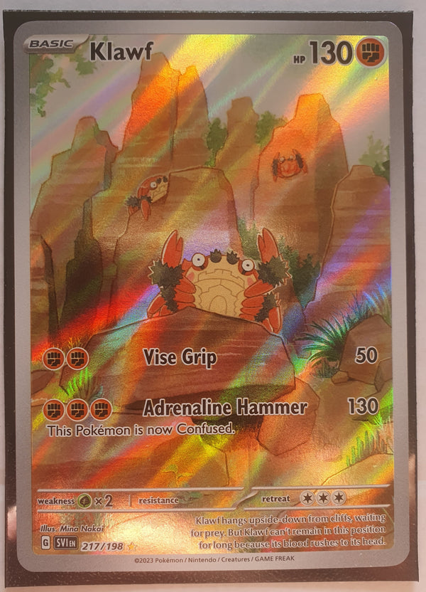 Pokemon - Klawf *Illustration Rare* Scarlet & Violet 217/198