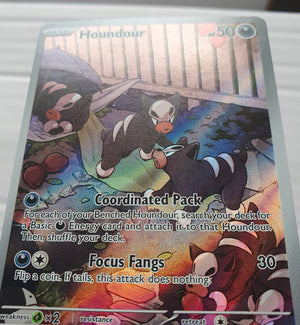 Pokemon - Houndour *Illustration Rare* Obsidian Flames 204/197