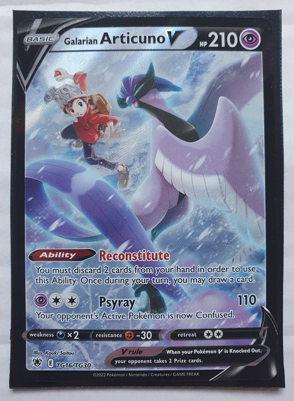 Pokemon - Galarian Articuno V *Ultra Rare* Astral Radiance TG16/TG30