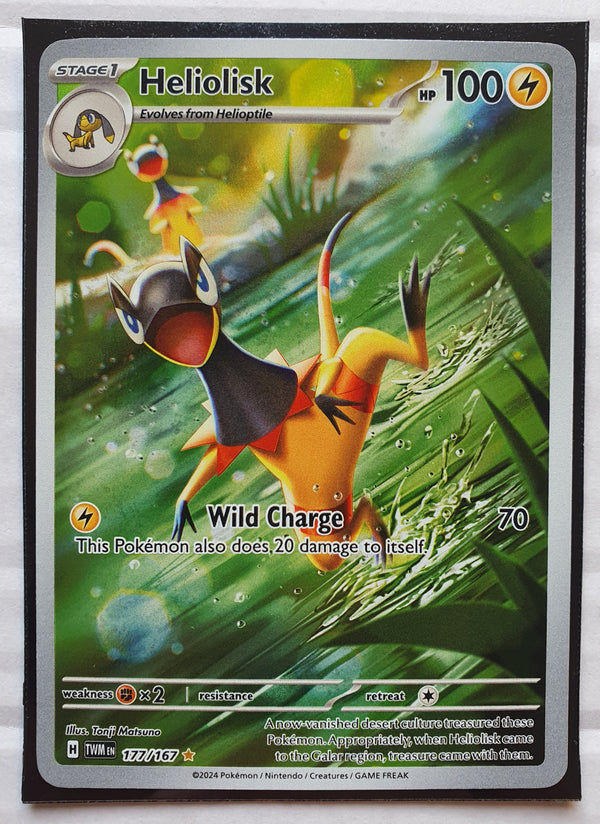 Pokemon - Heliolisk *Illustration Rare* Twilight Masquerade 177/167