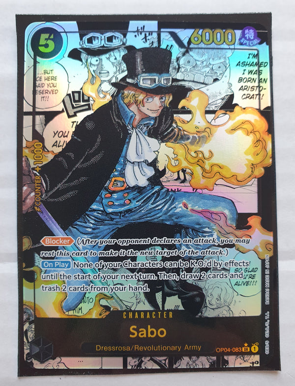 One Piece - Sabo *Manga Alternate Art* Kingdoms of Intrigue OP04-083