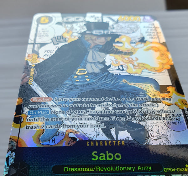 One Piece - Sabo *Manga Alternate Art* Kingdoms of Intrigue OP04-083