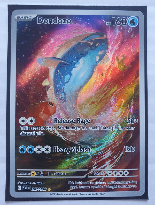 Pokemon - Dondozo *Illustration Rare* Scarlet & Violet 207/198