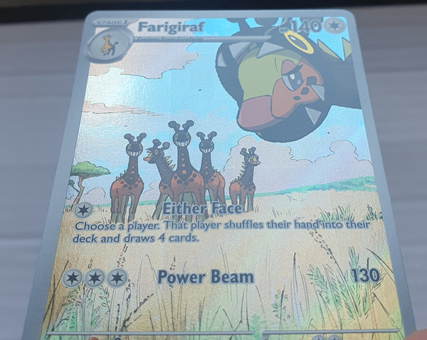 Pokemon - Farigiraf *Illustration Rare* Paldea Evolved 228/193