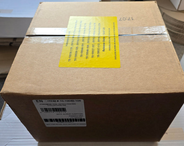 Pokémon - Unova Poster Collection Case [x6 Units] Black Bolt & White Flare (SV10.5)